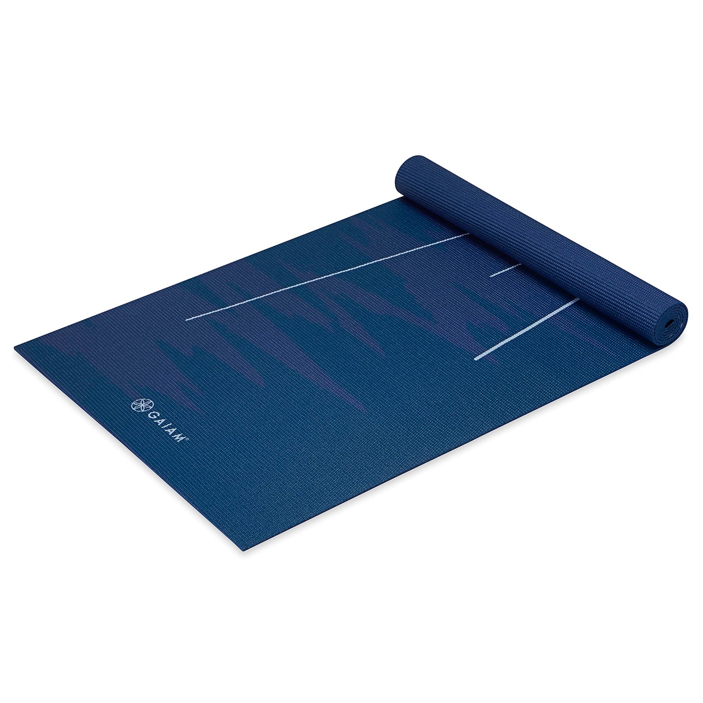 Gaiam Print Yoga Mat, Non Slip Exercise & Fitness Mat for All Types of Yoga, Pilates & Floor Exercises