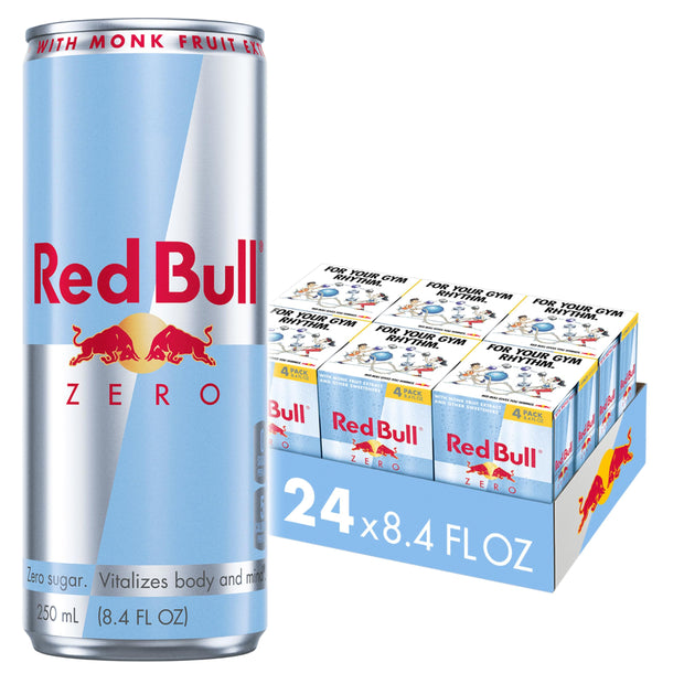 Red Bull Energy Drink Sugar Free Variety Pack, Red, Amber, and Sea Blue, with 80mg Caffeine, Taurine & B Vitamins, 8.4 fl. oz, Pack of 12 Cans