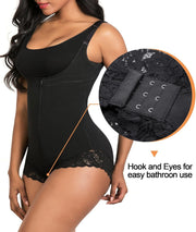 SHAPERX Women's Fajas Colombianas Shapewear Postpartum Tummy Control Body Shaper Butt Lifter Bodysuit