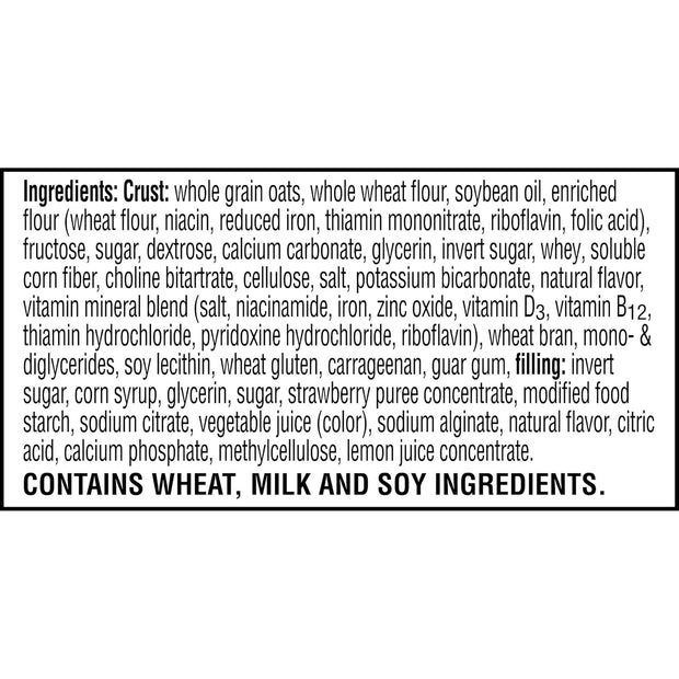 Nutri-Grain Soft Baked Breakfast Bars, Kids Snacks, Value Pack, Strawberry, 20.8oz Box (16 Count)