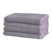 Mosobam Luxury Turkish Set of 2 Bath Towels 30X58 Light Taupe Oversize 700 GSM Bamboo Viscose & Aegean Turkish Combed Cotton