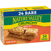 Nature Valley Crunchy Granola Bars, Peanut Butter, 24 Bars, 17.88 OZ (12 Pouches)
