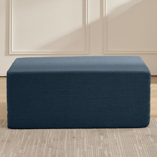 106" Cloud Sectional Couch, Left/Right Facing Convertible Sofa with Deep Seat, L-Shape Modular Upholstered Foam Couch for Living Room Bedroom, No Assembly Required (Corduroy Fabric, Beige)