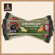 Kodiak Cakes Protein Crunchy Granola Bar, Maple Brown Sugar, (Pack of 12 Boxes)