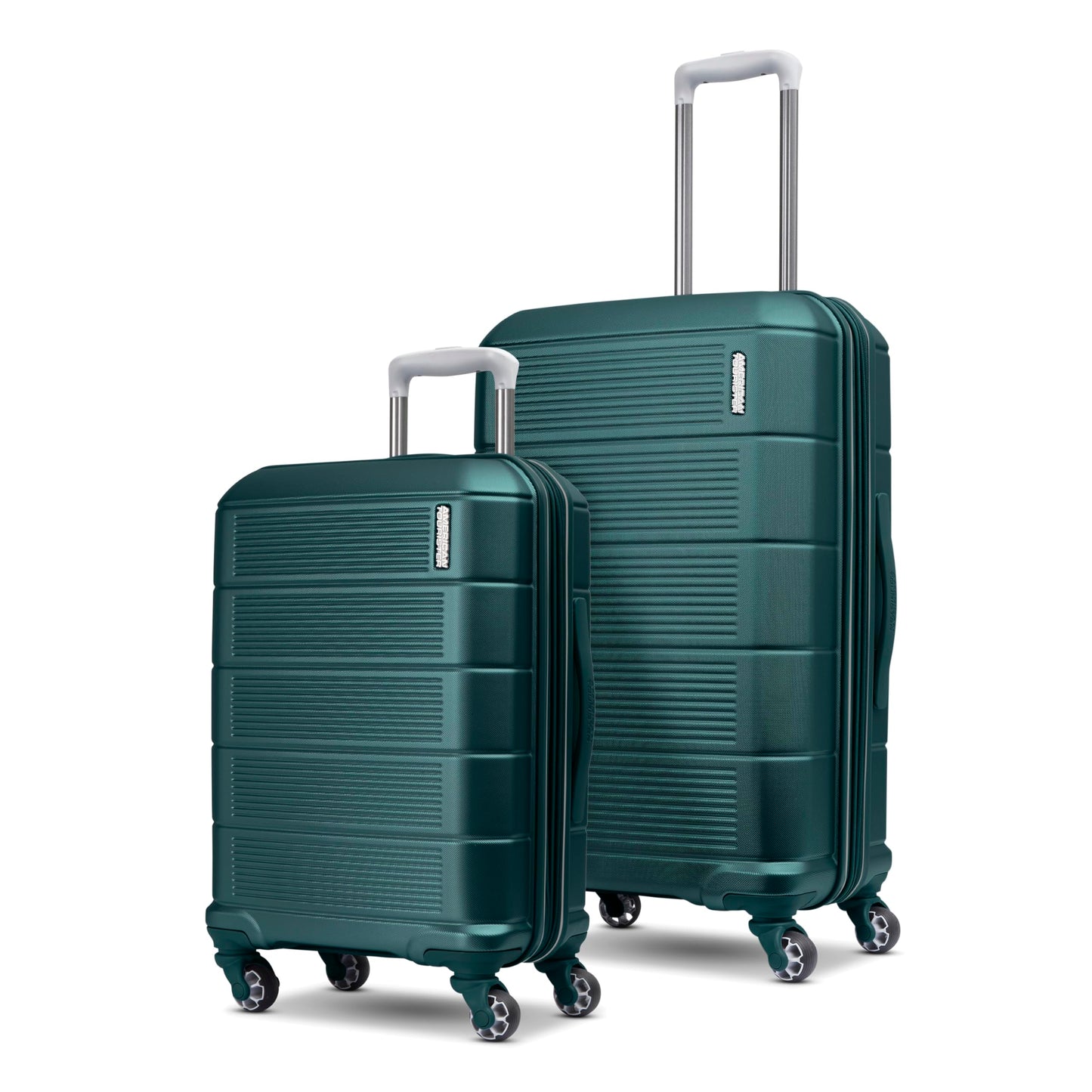 American Tourister Stratum 2.0 Expandable Hardside Luggage with Spinner Wheels, Adriatic Sea, 3-Piece Set (20/24/28)