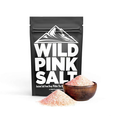 Wild Himalayan Pink Salt Fine Grain 100% Natural Hand-Mined Unrefined Pink Salt, Triple Spring Water Washed, Pure Flavor, 80+ Minerals (5lb Fine - Cooking Size)