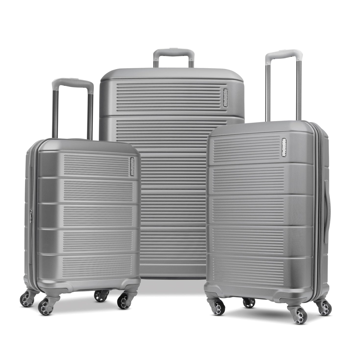American Tourister Stratum 2.0 Expandable Hardside Luggage with Spinner Wheels, Adriatic Sea, 3-Piece Set (20/24/28)