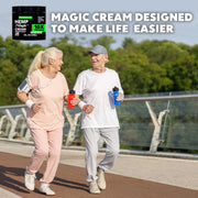 Super Natural Goods Hemp Cream Maximum Strength (8oz) Hemp Oil & Arnica, Soothes Discomfort on Joint Muscle Shoulder Hip Neck Knee & Back Support. All Soothing Cream. Instant Menthol Rub