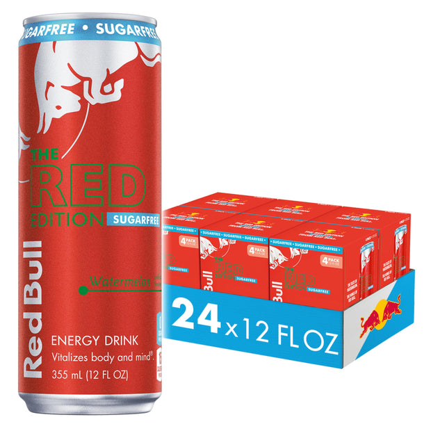 Red Bull Energy Drink Sugar Free Variety Pack, Red, Amber, and Sea Blue, with 80mg Caffeine, Taurine & B Vitamins, 8.4 fl. oz, Pack of 12 Cans