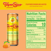 Topo Chico Sabores Tropical Mango 12oz 8pk