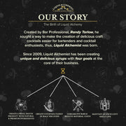 Liquid Alchemist Raspberry Syrup for Drinks - Real Ingredients Make our Raspberry Puree for Drinks the Perfect Drink Mixer - Our Cocktail Syrup is Non-GMO & Vegan (25.4 oz)