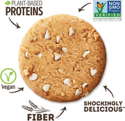 Lenny & Larry’s The Complete Cookie, White Chocolate Macadamia – 4oz Soft-Baked Vegan Cookies (Pack of 6) by Savanova – Plant-Based, Non-GMO, High Protein Snack, Dairy-Free, Egg-Free