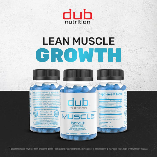 Muscle Supplement - Milk Thistle, Beta Alanine, Acai, Vitamins B6 and C - Supports Recovery, Strength and Wellness - 90 Capsules