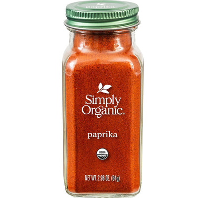 Simply Organic, Paprika Ground Certified Organic, 2.96 Ounce Container