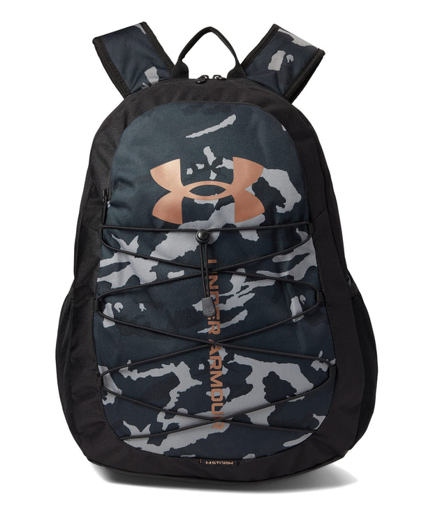 Under Armour Unisex-Adult Hustle Sport Backpack , Black (001)/Silver , One Size Fits All