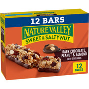 Nature Valley Sweet and Salty Nut Granola Bars, Dark Chocolate Peanut Almond, 24 Bars, 28.8 oz