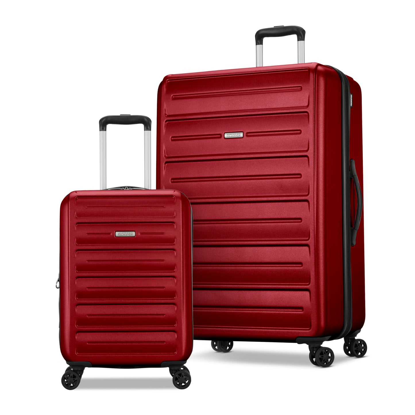 Westridge Hardshell Luggage Set - 3 Piece Set - 20" Carry-On, 24” & 28” Checked Luggage Set with 360° Spinner Wheels - Expandable Suitcases for Extended Travel - Durable ABS Shell - Black