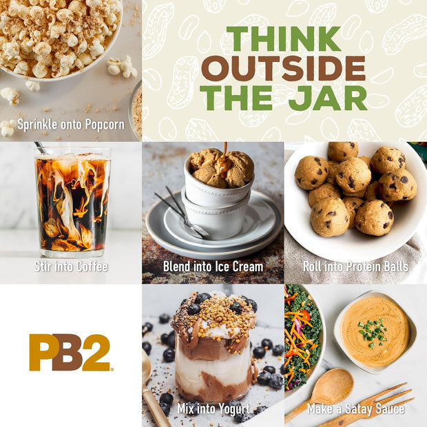 PB2 Organic Powdered Peanut Butter | USDA Organic Certified, Non-GMO Project Verified, Gluten-Free Peanut Butter Powder | Vegan, Keto Friendly | 24oz Resealable Jar