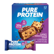 Pure Protein Galactic Brownie Bars - 12 Count Box | 20g High Protein, Gluten-Free, On-the-Go Snack | Ideal Pre & Post-Workout Fuel | Low Sugar, Great Taste!