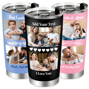 Personalized Tumbler Custom Coffee Tumbler Laser Engrave with Name 20 Oz Stainless Steel Travel Tumbler Cup Mug Personalized Gifts for Birthday Christmas Anniversary for Men Women Kids