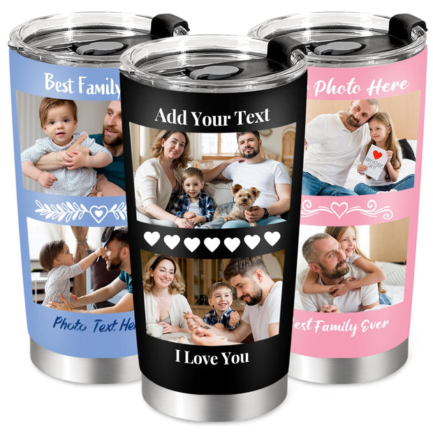 Personalized Tumbler Custom Coffee Tumbler Laser Engrave with Name 20 Oz Stainless Steel Travel Tumbler Cup Mug Personalized Gifts for Birthday Christmas Anniversary for Men Women Kids