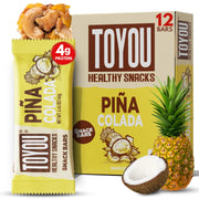 ToYou Chewy Fruit and Nut Bars - Healthy Protein Snacks | Coconut Mocha - 1.41 Ounce (Pack of 12) | Soft Chewy, Vegan, Fiber-packed Granola Bars for Adults and Kids, Made with Natural Ingredients