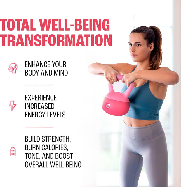 Soft Kettlebells, Serenilite Kettlebell Sets, Kettle Bell Sets for Women & Men, Safe Strength Training Kettlebells, Kettlebell Weights for Home Workouts & More.