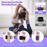 Wrist Weights for Women At Home Ankle Weights Set of 2 (1 lb /2 Lbs Each) Adjustable Weighted Wristbands Arm Leg Weights for Women Men Suitable for Walking Swimming Running Pilates Yoga Gym