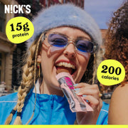 NICKS Protein Bars Chocolate Peanut | 15g protein | 200 calories | Low Carb Keto Friendly Snacks No Added Sugar (Multipack 12 bars x 50g)