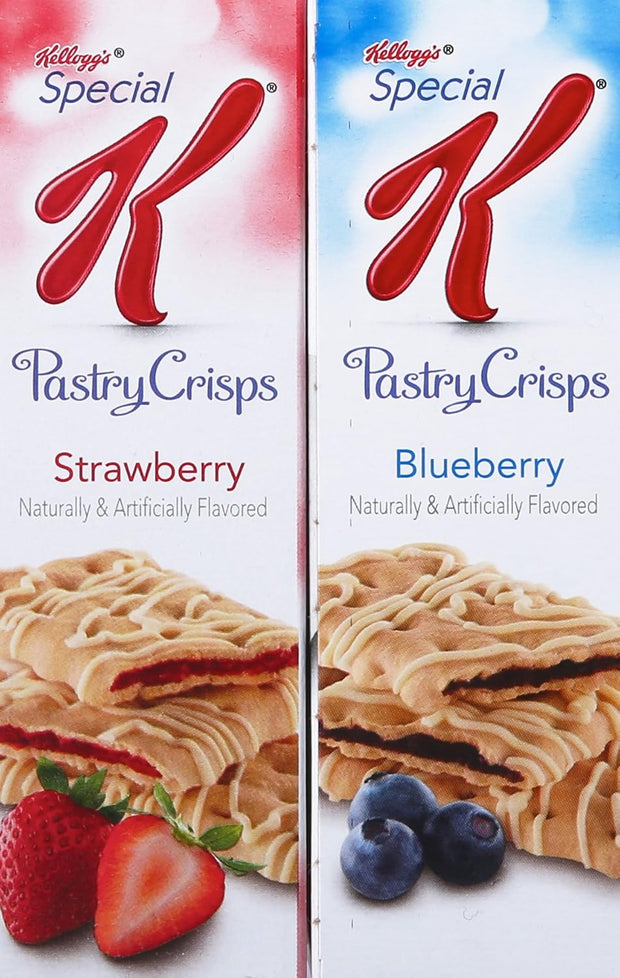 Kellogg's Special K Strawberry and Blueberry Pastry Crisps Fruit Variety Pack, 60 Count
