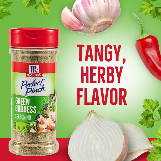 McCormick Perfect Pinch Seasoning, Spicy Italian, For Adding Italian Flavor with a Kick to Pizza, Pasta, Dressings & Sauces, 3.88 oz