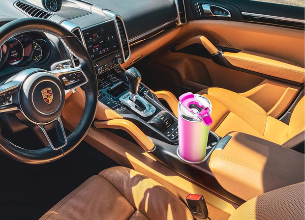 Meoky 24 oz Travel Coffee Mug with Leak-proof Lid, Stainless Steel Insulated Coffee Tumbler, Keeps Hot for 8 Hours or Cold for 24 Hours, Fits in Car Cup Holder (Night)