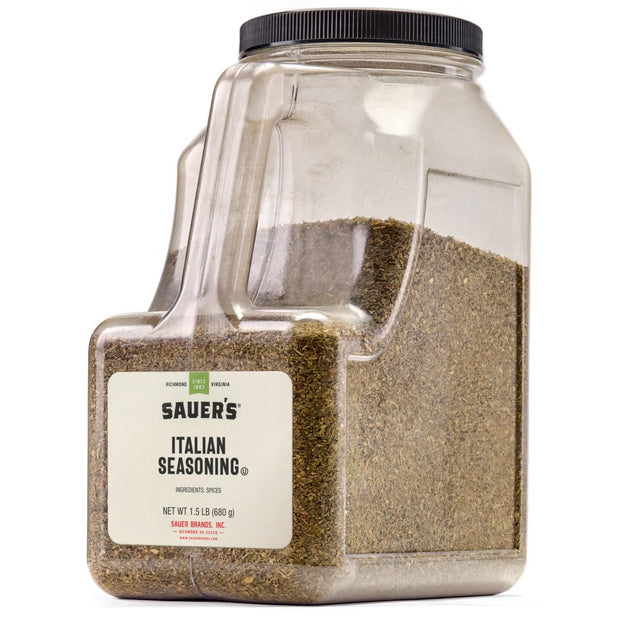 Sauer's Whole Black Pepper | 1 Pound Canister | Foodservice
