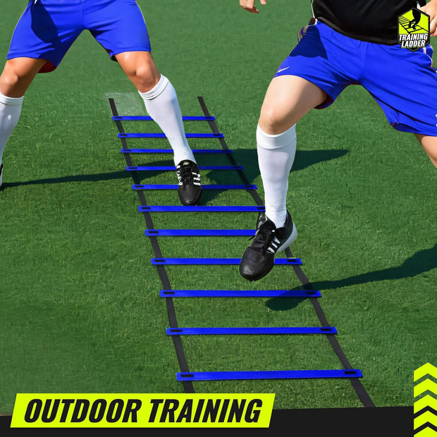 Teenitor Agility Ladder Speed Ladder Training Ladder for Soccer, Speed, Football Fitness Feet Training Carry Bag Agility Training Equipment 13 rungs, 23 feet