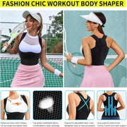 URSEXYLY Back Brace For Women Waist Trainer Vest Back Straightener Adjustable Posture Corrector Spinal Neck Shoulder Support