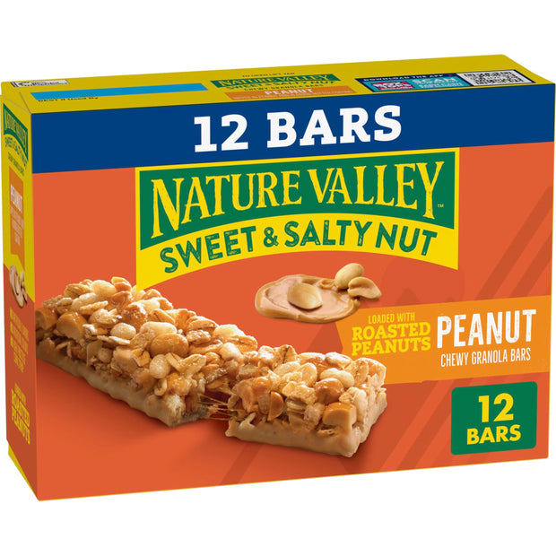 Nature Valley Sweet and Salty Nut Granola Bars, Dark Chocolate Peanut Almond, 15 Bars, 18 oz