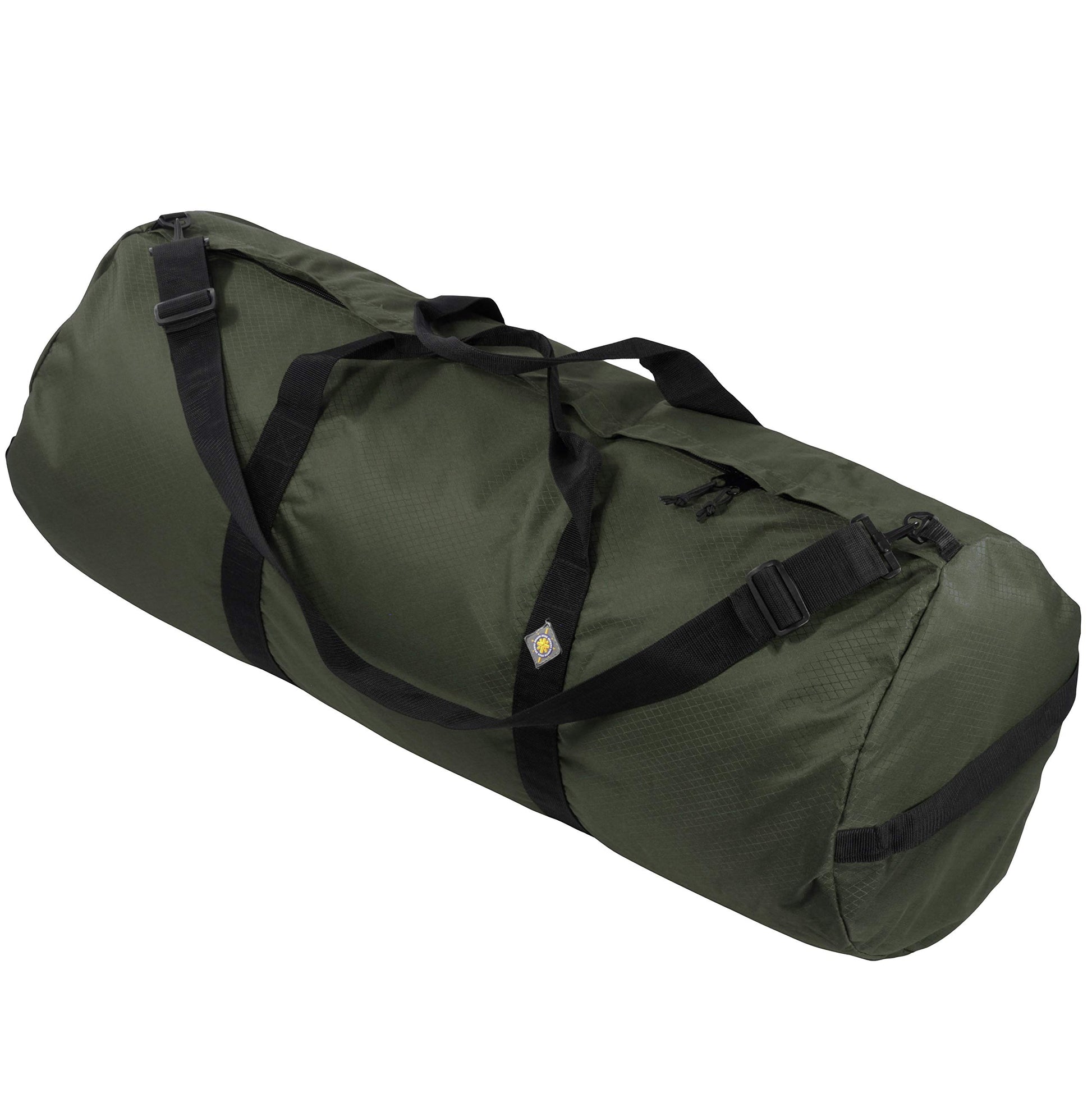 North Star Sports Foldable Duffle Bag for Travel, Gym & Outdoor Camping | Tough and Packable Sport Equipment Bag & Gear Organizer | Heavy Duty Large Duffel Bags for Traveling