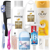 Trektote Travel Toiletry Kit Bundle For Men And Women – 15 Piece Set of Travel Size Toiletries, TSA Compliant, Travel Essentials, Includes Shampoo And Conditioner, Body Wash, Toiletry Bag & More