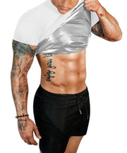 Sauna Shirt for Men Sweat Sauna Suit for Gym Exercise Compression Shirt Workout Shapewear