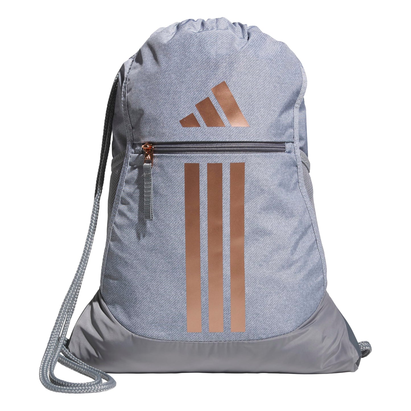 adidas Alliance Sackpack, Drawstring Backpack, Lightweight Small Gym Bag for Women and Men, Black, One Size
