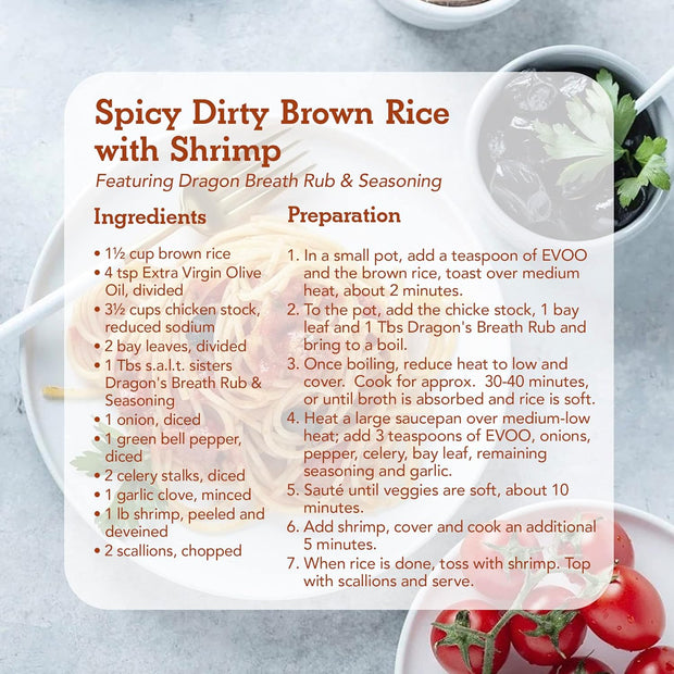 s.a.l.t. sisters Blackening Cajun Rub & Seasoning | All-Natural, Gluten Free, MSG Free, Non-GMO | Dry & Wet Rub Seasoning Base | Versatile Use for Chicken Wings, Brisket, Pulled Pork, and More | 1lb