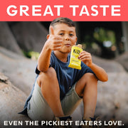 KiZE Energy Bars - Chocolate Chip Cookie - Almond-Butter-Based, Gluten Free, Dairy Free, Non-GMO, and High Protein Meal Replacement Energy Bars, Clean and Simple Food Ingredients - 10g High Protein Snacks, (10 Count)