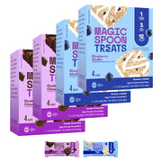 MAGIC SPOON Treats - High Protein, Low Carb, Keto Friendly, Low Sugar, Gluten Free, Crispy Protein Bar Cereal Bar, On-The-Go Healthy Snack (Chocolate PB, 8 Bars)