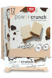 Power Crunch Protein Wafer Bars, High Protein Snacks with Delicious Taste, Red Velvet, 1.4 Ounce (12 Count)
