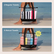 WETCAT Turkish Beach Towel Oversized (38"x71") 100% Turkish Cotton, Made in Turkey - Sand Free, Extra Large, Ultra Soft, Quick Drying, Compact & Lightweight for Travel - Blue