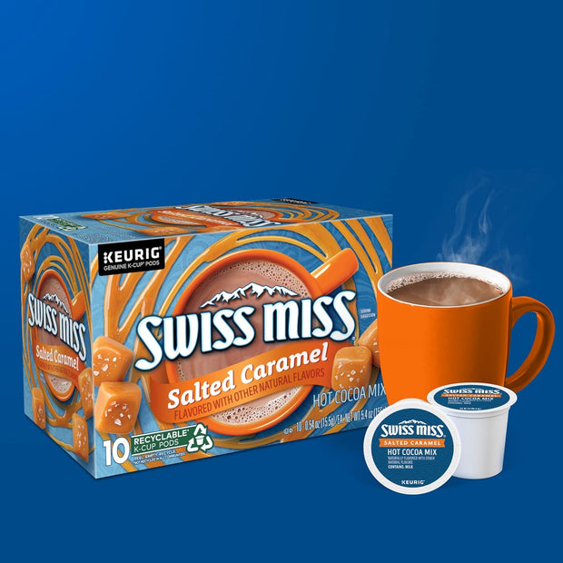Swiss Miss Milk Chocolate Hot Cocoa, Single-Serve Keurig K-Cup Pods, Hot Chocolate, 44 Count