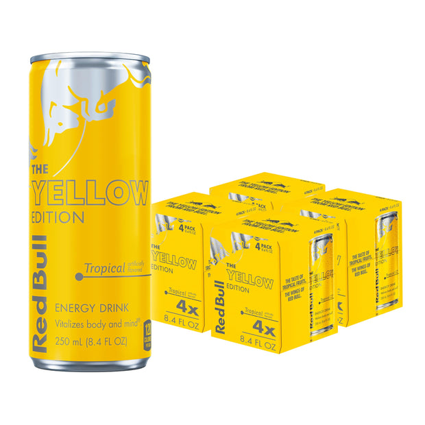 Red Bull Energy Drink with 80mg Caffeine plus Taurine & B Vitamins, 8.4 Fl Oz, Pack of 8 Cans