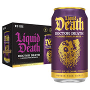 Liquid Death, Cereal Criminal, Fruity Pebbles-Flavored Sparkling Water, 12-Pack (12oz Cans), Low Calorie & No Artificial Sweeteners