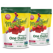 MegaFood Women's One Daily Multivitamin Soft Chews - Multivitamin for Women with Folate, Vitamin B6, B12, Biotin, Vitamin D - Delicious Mixed Berry Flavor - Vegetarian, Non-GMO - 30 Chews