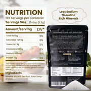 Salt for Pickling, Canning & Cooking | Fine Grain Table Salt with Natural Minerals | For Steak & Baking | Lite Low Sodium Healthy Salt, Resealable 8.8oz (Pack of 2)